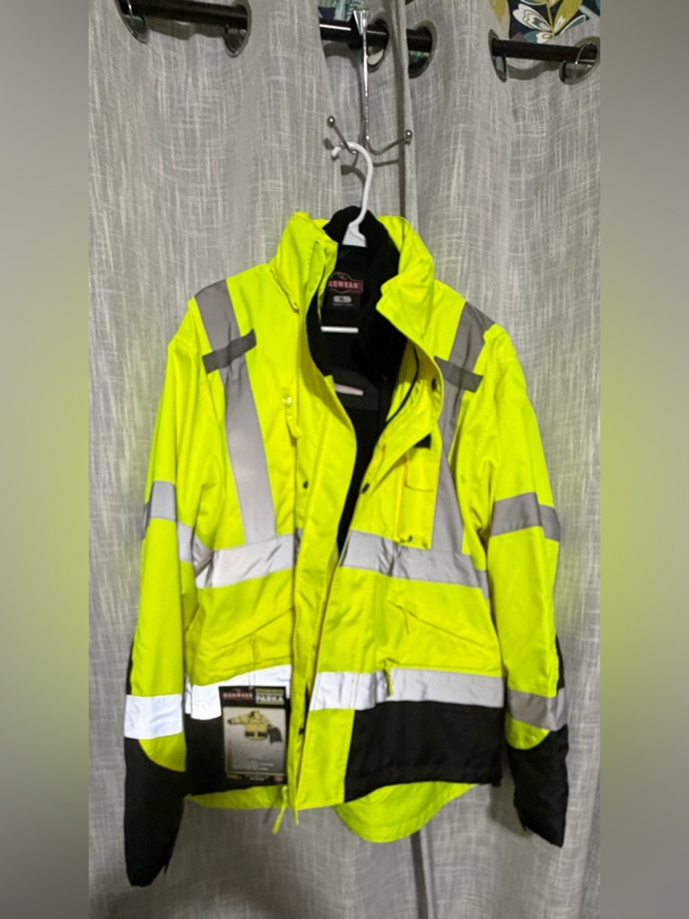 Radians Radwear SJ410B 3-in-1 Hi Vis Safety Jacket ANSI Class 3 Parka XL NWT